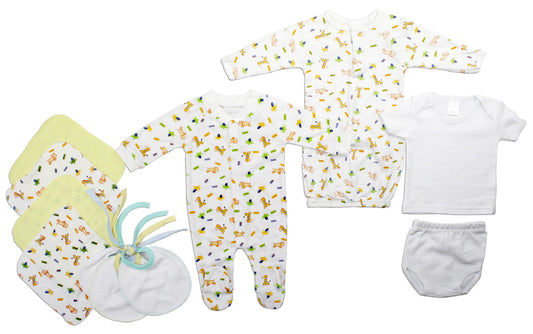 Bambini Neutral Newborn Baby 11 Pc Layette Baby Shower Gift Set