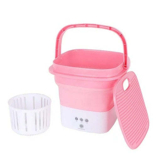 Folding Washing Machine For Clothes With Dryer Bucket
