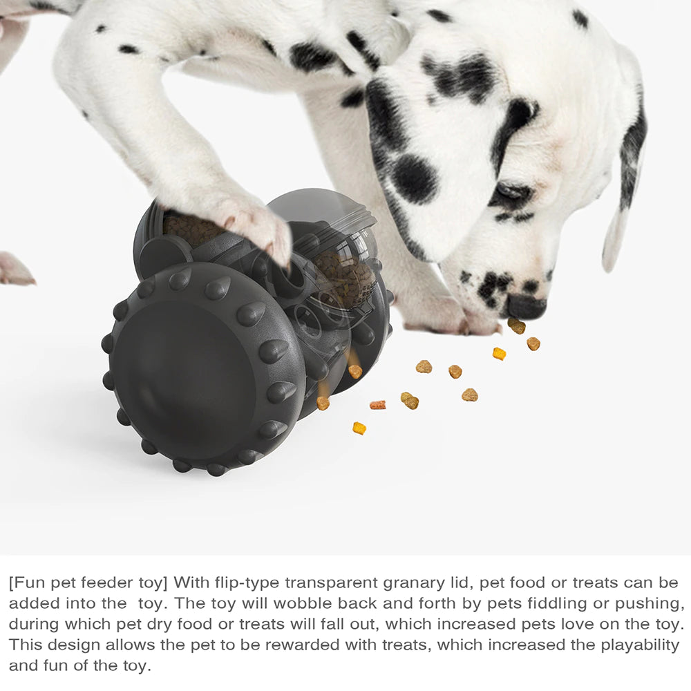 Pawpartner Dog Tumbler Interactive Toys Increases Pet IQ Slow Feeder Labrador French Bulldog Swing Training Food Dispenser