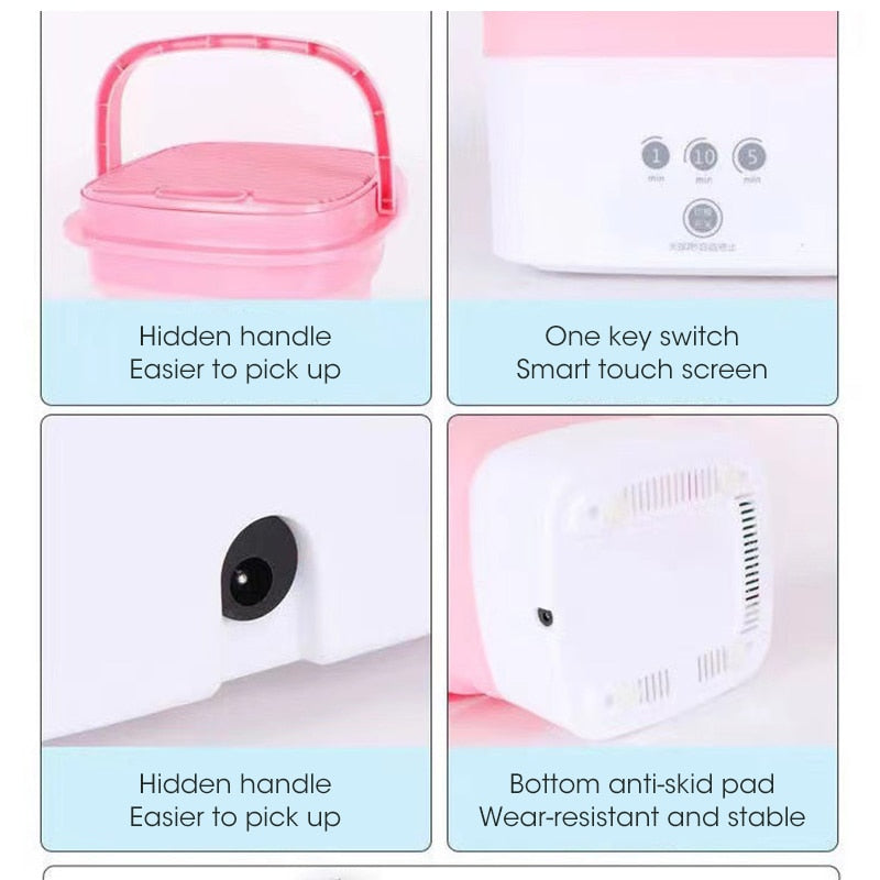Folding Washing Machine For Clothes With Dryer Bucket