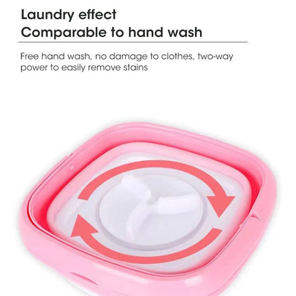 Folding Washing Machine For Clothes With Dryer Bucket