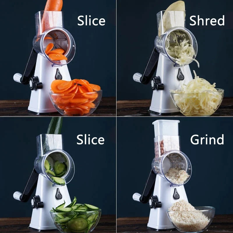 Multifunctional Vegetable Cutter Slicer Kitchen Roller Gadgets Tool