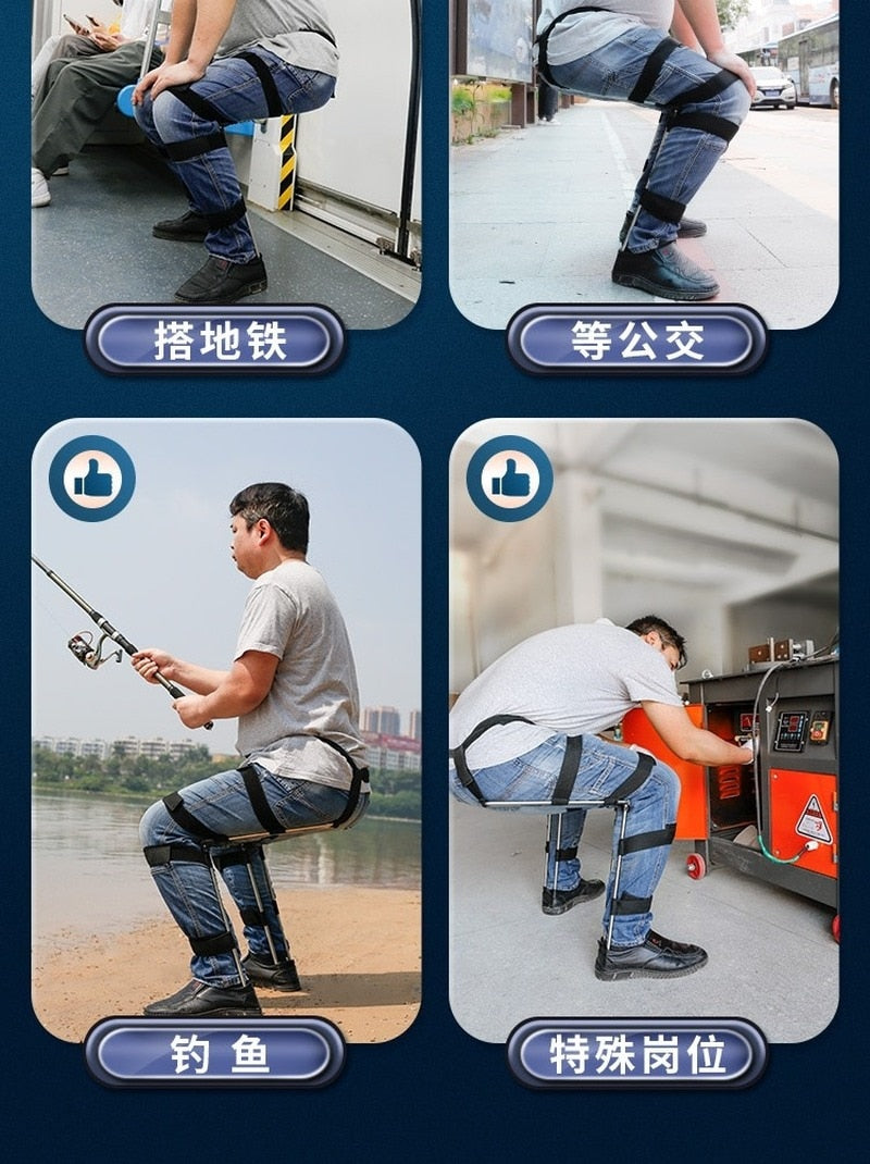 Exoskeleton Invisible Chair | Chairless Chair Exoskeleton | Sports
