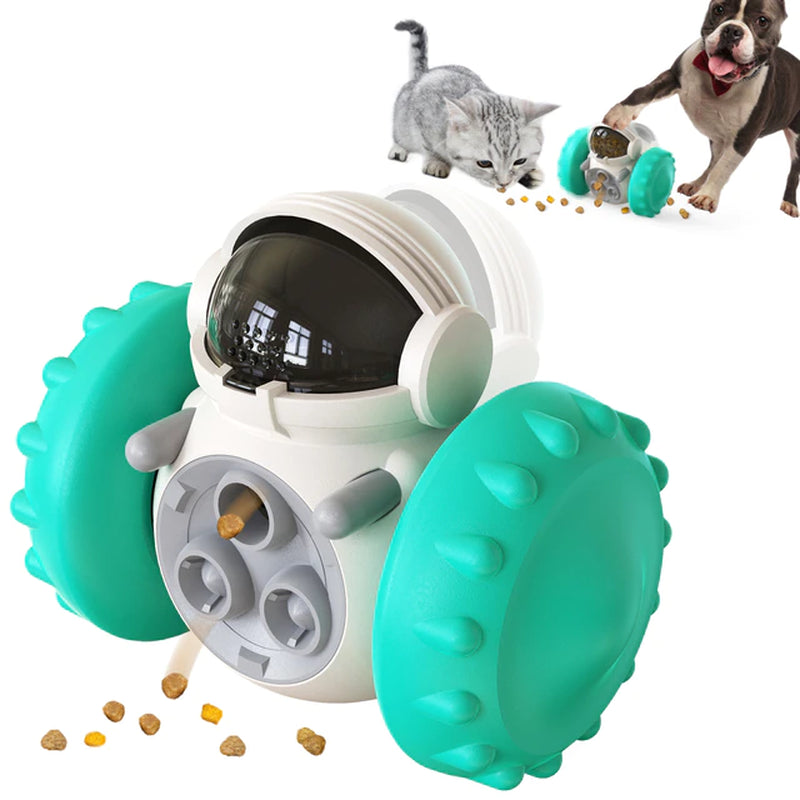 Pawpartner Dog Tumbler Interactive Toys Increases Pet IQ Slow Feeder Labrador French Bulldog Swing Training Food Dispenser