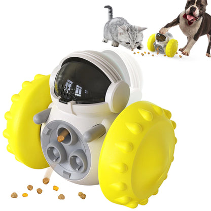 Pawpartner Dog Tumbler Interactive Toys Increases Pet IQ Slow Feeder Labrador French Bulldog Swing Training Food Dispenser
